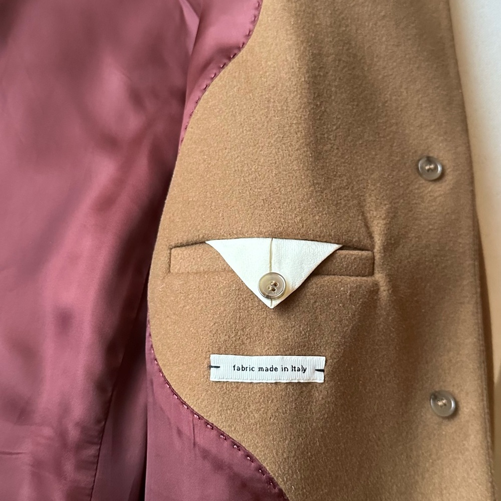 Aritzia Wilfred Wool Cocoon Coat Camel Version 1 - Picture 10 of 11